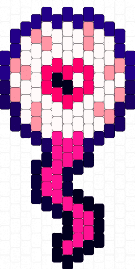 Eyeball Charm (Pink+Blue) - pink,purple,eye,eyeball,gore,candy gore,charm,pony bead
