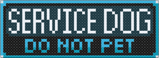 Service Dog - DO NOT PET (Light Blue) - black,light blue,teal,dog,service dog,working dog,warning,blue,tag,patch