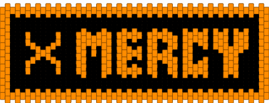 MERCY (Alt) [Undertale] - orange,black,undertale,video game,gaming,mercy