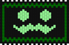 grunbot panel - black,green,teal