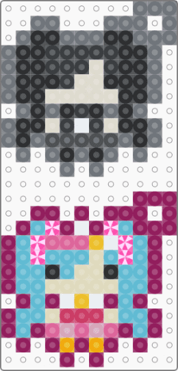 Mini Retry Now Miku keychains - gray,pink,light blue,miku,retry now,music,songs,vocaloid,cute