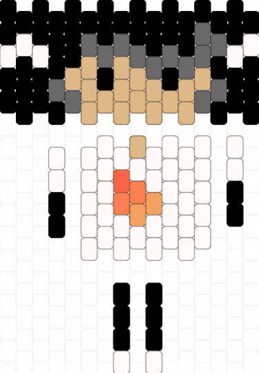 Sapnap doll - white,gray,beige,dsmp,mcyt,minecraft,doll,sapnap