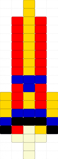 Evil Pomni worm - red,yellow,pomni,tadc,worm,evil