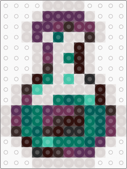 Glass Bottle - pink,beige,potion,bottle,glass,cotdglass,teal,magic