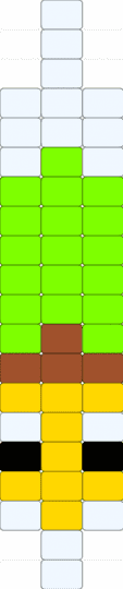Gummigoo worm - green,gummigoo,yellow,tadc,worm
