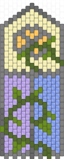 Cathedral of Roots banner - gray,yellow,blue,colorful,cotdroots,nature,green,plant,leaf,window,glass,color