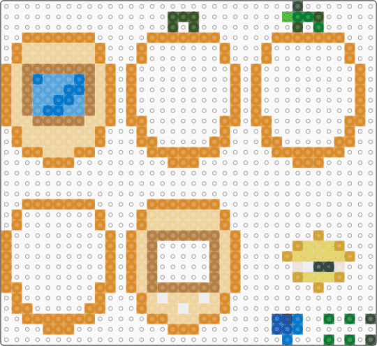 PVC tamagotchi shaker - beige, cookie run, crk, orange, pure vanilla cookie, tan