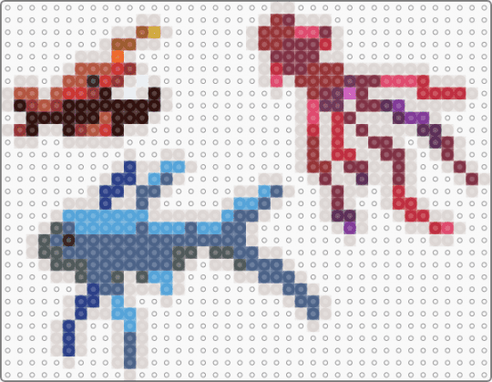 Assorted deep sea creatures - brown,red,beige,blue,cotdunderwaterworld,deep sea,ocean,sea creatures,fish,anglerfish,squid