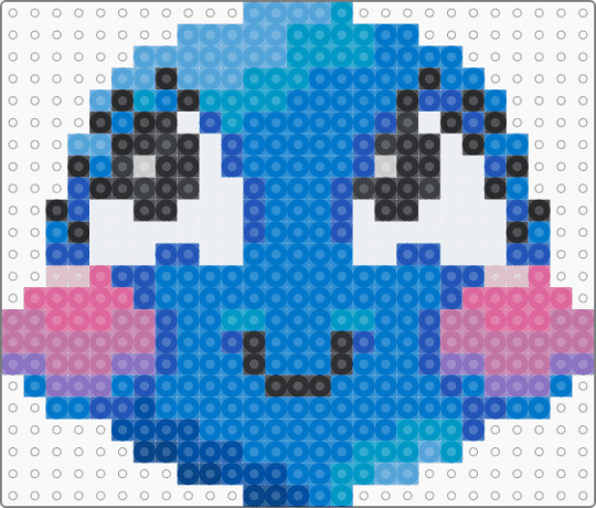 Innocent and Pretty Bluemoji - blue,cotdemojis,emoji,silly,blush