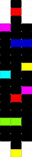 Abstracted worm - black,green,red,colorful,tadc,worm
