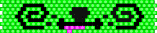 Dizzy face - green