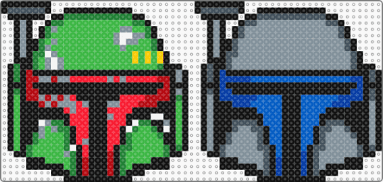 Star Wars Boba & Jango Helmets - black,green,gray