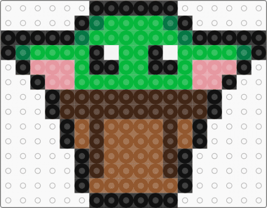 Star Wars Grogu - green,brown,tan