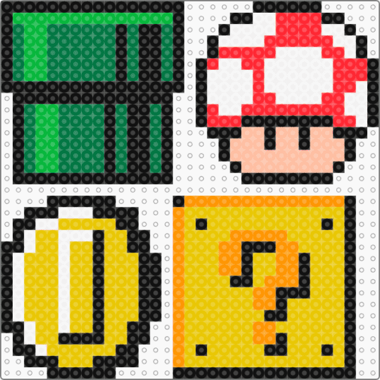 Mario Collection 1 - green, yellow