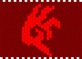 shadow the hedgehog symbol panel - brown,shadow the hedgehog,sonic the hedgehog,gaming,sonic,sega,purse panel