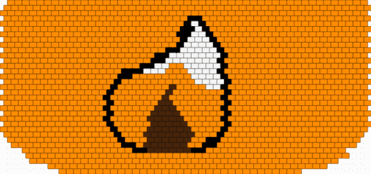 fox back - orange