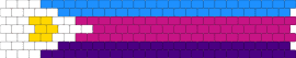 Poly Pride Flag - light blue,pink,purple,pride,flag,cuff,poly,polyamourous
