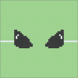 Alien eyes - alien,eyes,panel,minimal,simple,extraterrestrial,green,black