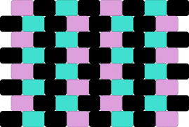 Random fidget pattern #3 - light blue,pink