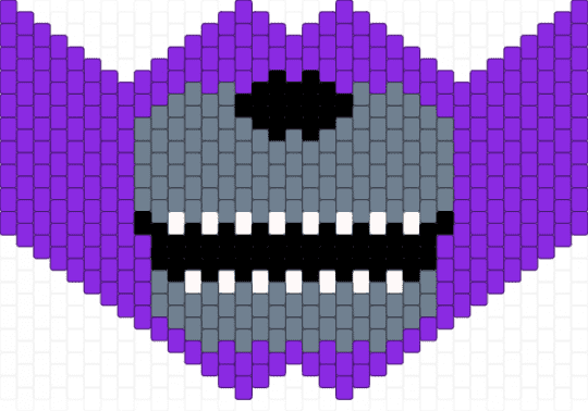 og Bonnie mask fnaf - purple,gray