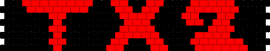 tx2 cuff might revamp later - red,black,tx2,band,emo