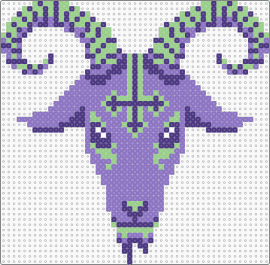 baphomet wip - blue