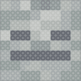 Minecraft skeleton - beige, gray