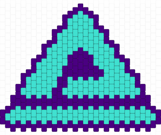 trivecta peyote - purple,light blue