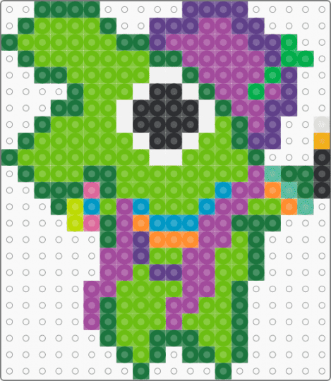 rave glep - glep,rave,smiling friends,edm,music,cartoon,animation,green,pink