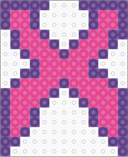 X perler SM - excision,dj,music,logo,edm,x,purple,pink
