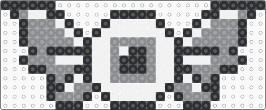 eye bat - gray, white