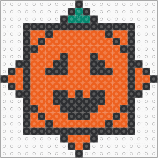 spooky star - pumpkin,flowstar,halloween,holiday,spooky,orange