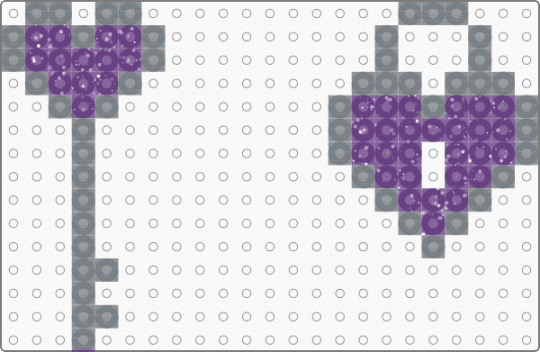 lock & key - purple,gray