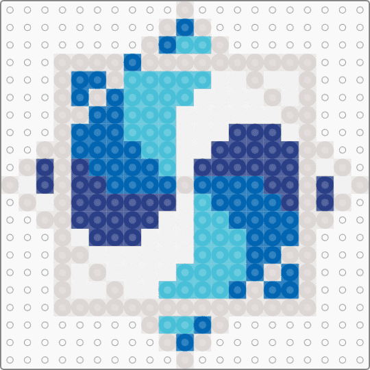 blue flowstar perler 5 - flowstar,beige,blue