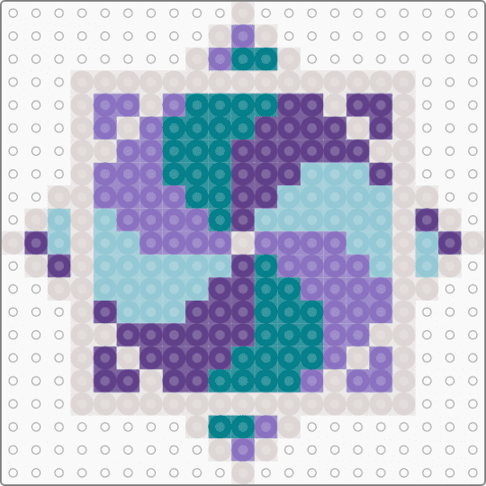 purple/teal fs - flowstar,swirl,beige