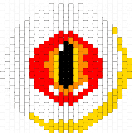cyclops - white,yellow,red