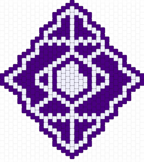 zingara (clear reverse) - white,purple