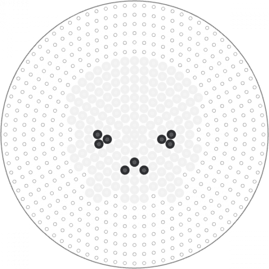 w101 death skull - white