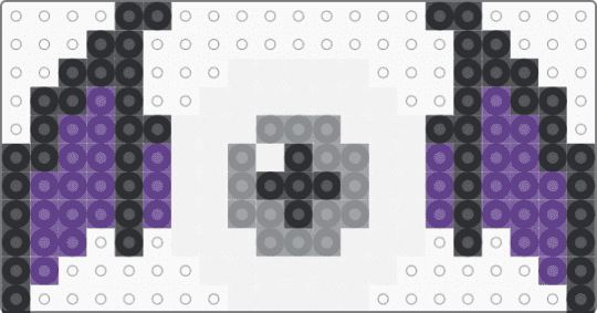 bat eye 2 - gray, purple