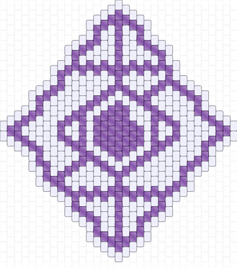 zingara (clear) - purple,white