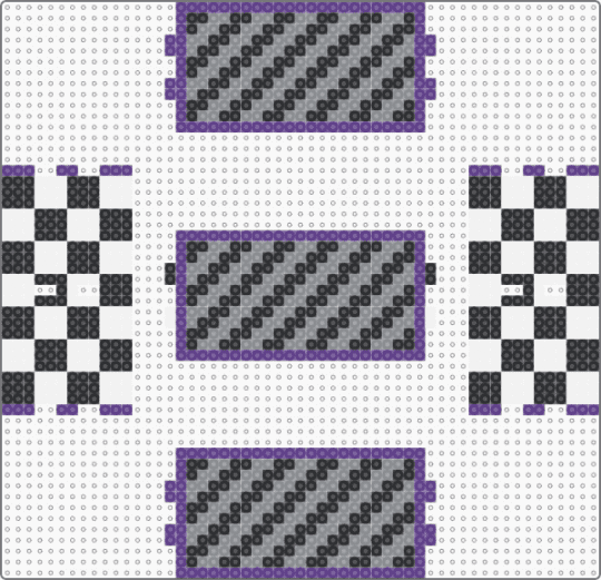 emo shelf - gray, purple