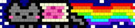 nyan cat - purple,gray