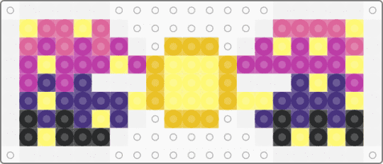 Star bow!!!! - yellow,pink