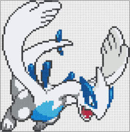 Lugia V2 - white,gray,blue