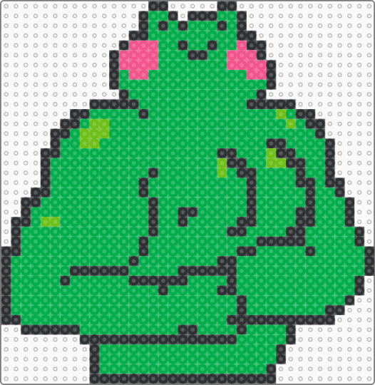 Buff frong - green,frog