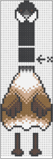 Long goose (shaky) - tan,brown,beige,goose,bird