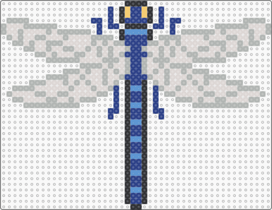 Blue dragonfly - beige,bug,dragonfly