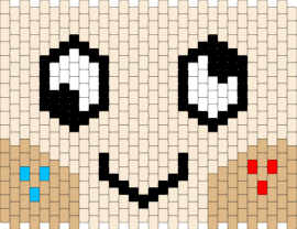 Goob bracelet from dandys world - white,beige,dandysworld,goob,dw,roblox,goobdandysworld