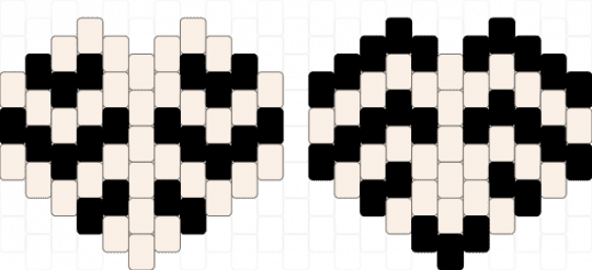 Ribcage Hearts (I tried) - black, white
