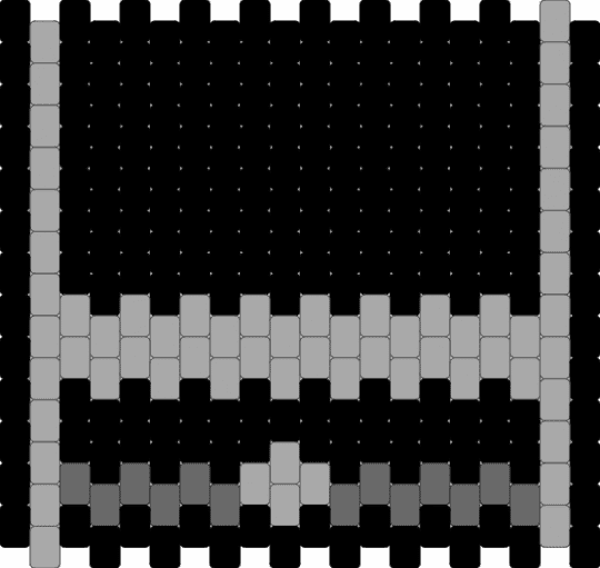 bag pattern FLAP redo - black,beige
